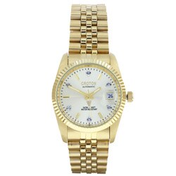 Croton Men's Goldplated 'Famous Look' Automatic Watch