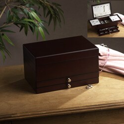 Walnut Expandable Jewelry Box