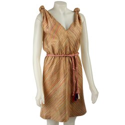 FINAL SALE Cynthia Rowley Women's Knotted Belt Dress