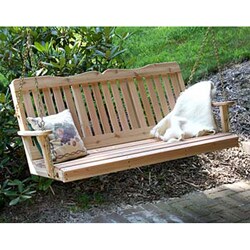 Red Cedar 4-foot Southern English Garden Porch Swing