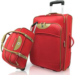 Victoria 2-piece Fashion Rolling Luggage Set