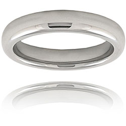 Men's Tungsten Carbide Domed Polished Band (4 mm)
