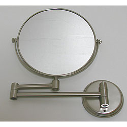 DeNovo Round Wall-mount Magnifier Mirror