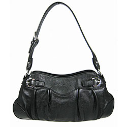 Ferragamo Black Leather Shoulder Bag