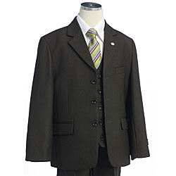 BJK Collections Boy's Army Green 5-piece Suit