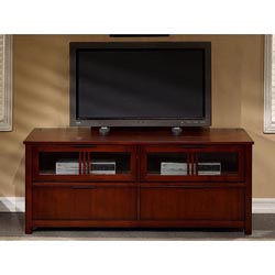 Cherry Mission-style Plasma TV Console