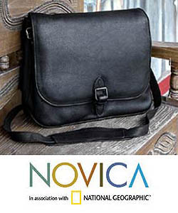 Leather 'Executive Elegance' Briefcase (Mexico)