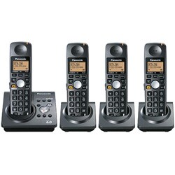 Panasonic KX-TG1034PK DECT 6.0 4-handset Phone (Refurbished)