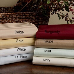 Egyptian Cotton 300 Thread Count Striped Sheet Set