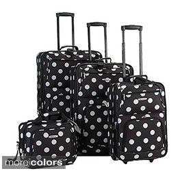 Rockland 4-piece Expandable Luggage Set