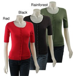 Kersh Women's 1/2-length Sleeve Cardigan