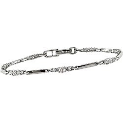 10k White Gold 1ct TDW Diamond Bracelet (I-J, I2-I3)