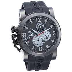Haurex Italy 'San Marco' Titanium-tone Watch