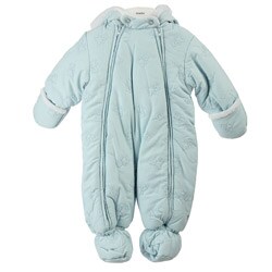 Absorba Infant Boy's Blue Bear Snowsuit
