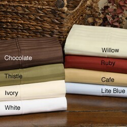 Regency 300 Thread Count Woven Stripe Sheet Set