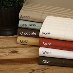 Luxury Manor 800 Thread Count Stripe Pillowcases (Set of 2)