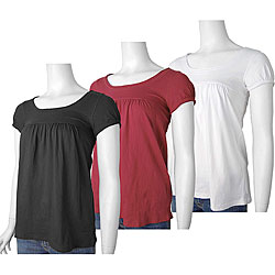 Energie Unfinished Edge Baby Doll Top