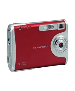 Slim Digital Camera on Flatfoto 3 0mp Ultra Slim Digital Camera  Refurbished    Overstock Com