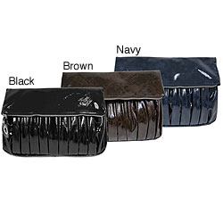 Chocolate New York Oversize Zippered Clutch