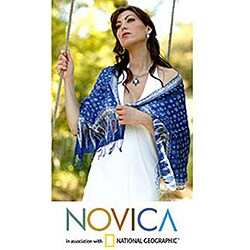 Silk 'Awakening' Batik Scarf (Indonesia)