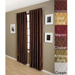 Marquis Diamond Taffeta 96-inch Curtain Panel