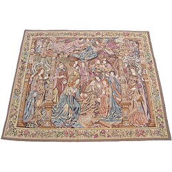 Chinese French-style Rug (6' x 7')