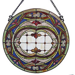Tiffany-style Stained Glass Window Panel