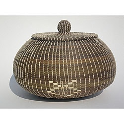 Maya Chevron Hand-woven Basket (Belize)