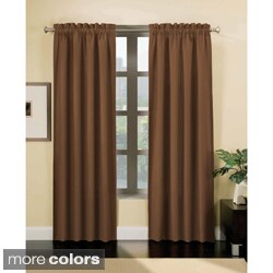 Thermal Backed Hopsack Blackout Curtain Panel Pair