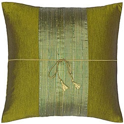 Green Thai Silk Cushion Cover