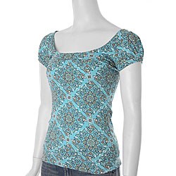 Energie Junior's Scoop Neck Cap Sleeve Shirt