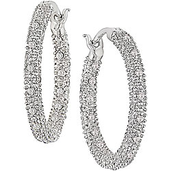 18k Gold 1/2ct TDW Diamond Hoop Earrings (G-H-I, SI)