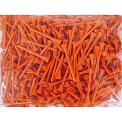 Orange 2.75-inch Tees (Pack of 1000)
