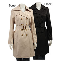 London Fog Women's Double-breasted Trench Coat