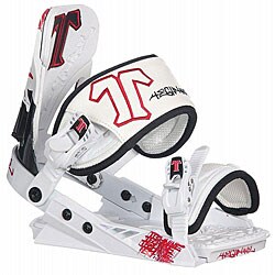 Technine Mass Appeal White Snowboard Bindings