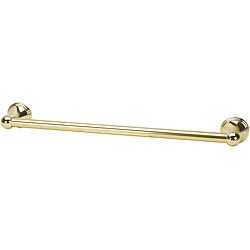 Florentine 18-inch Polished Brass Towel Bar
