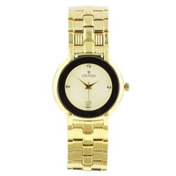 Croton Men's 23k Goldplated Steel Dress Watch