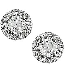 18k White Gold 5/8ct TDW Diamond Earrings (G-H-I, SI2)