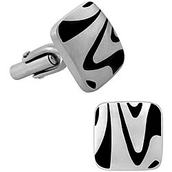 Stainless Steel Decorative Cuff Links