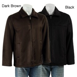 Docker's Men's Microsuede Faux Shearling Coat