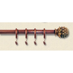 Acorn 66 to 120-inch Adjustable Curtain Rod Set