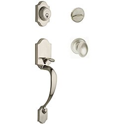 Fontaine Traditional Satin Nickel Handleset with Egg Knob