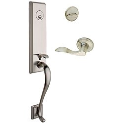 Colonial Nickel Handleset with Right Handle Lever