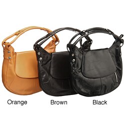 Latico Leather Front-flap Hobo Handbag
