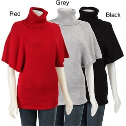 Pink Rose Junior's Bohemian Sleeve Turtleneck