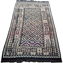 Afghan Mimana Kilim Rug (7'7 x 14'2)