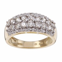 10k Yellow Gold 1ct TDW Diamond Band (K/L, I3)