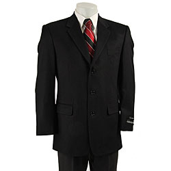 Adolfo Men's Black Cashmere and Silk Blend Blazer