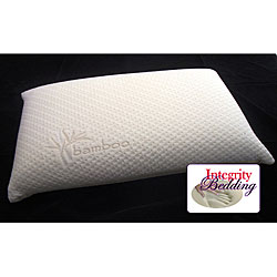 Italian 4-inch Memory Foam Pillow with Rayon from Bamboo Cover