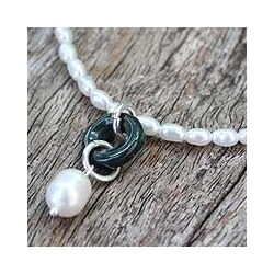 Pearl and Jade 'Lucky Cycle' Choker (Thailand)
